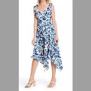 Alexis Target Botanical Tie Strap Midi Dress NWT
